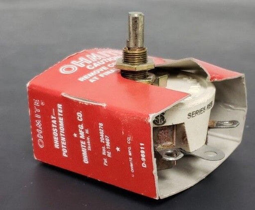 NEW OHMITE RJS50R RHEOSTAT POTENTIOMETER 1.0 MAX AMP 0.5 OHM SERIES RES RE-19607