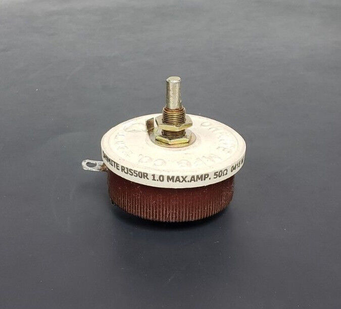 NEW OHMITE RJS50R RHEOSTAT POTENTIOMETER 1.0 MAX AMP 0.5 OHM SERIES RES RE-19607