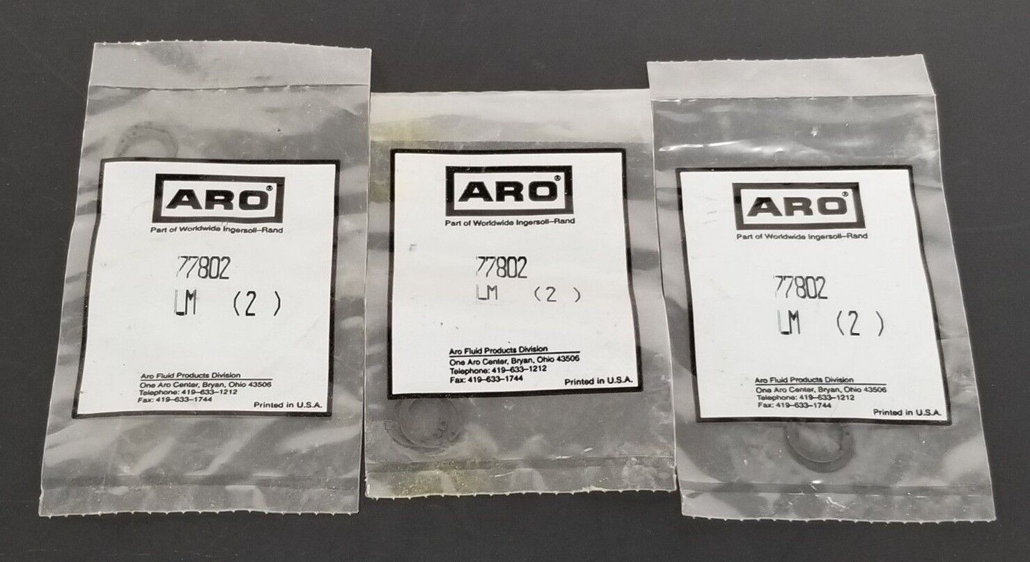 LOT OF 3 NEW BAGS OF 2 ARO 77802 SNAP RINGS LM (2)