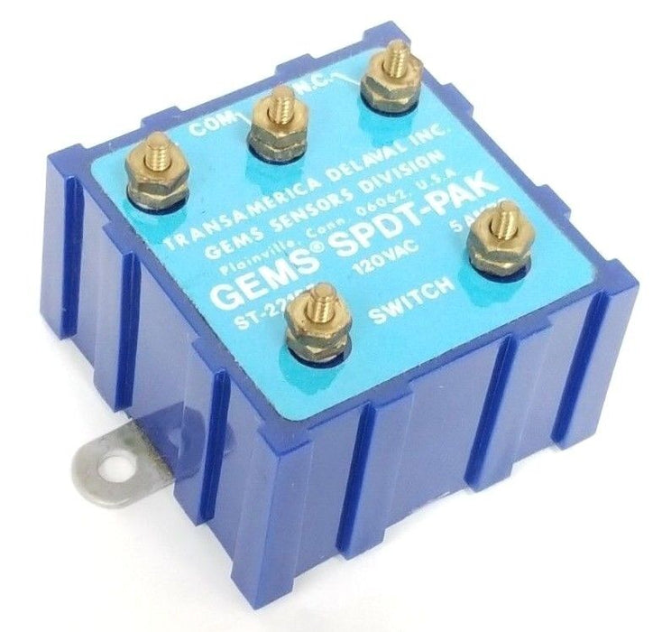 NIB GEMS SENSORS 22155 SPDT-PAK RELAY ST-22155 120VAC-5A