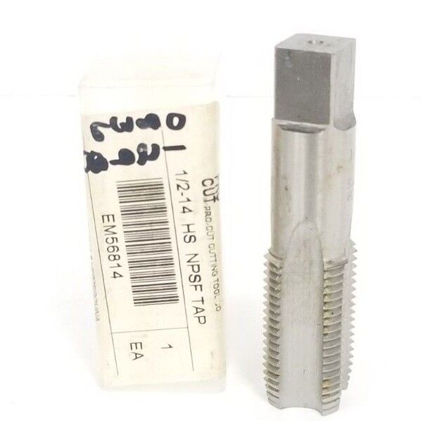 NEW PRO CUT 1/2-14 HS NPSF PIPE TAP 1/2-14 NPSF HSS EM56814
