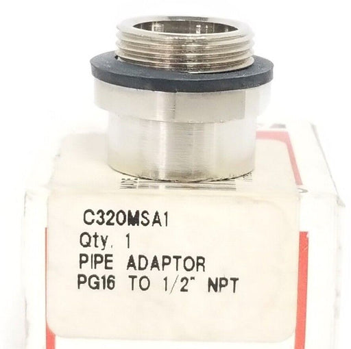 NIB EATON CUTLER-HAMMER C320MSA1 PIPE ADAPTOR PG16 TO 1/2'' NPT