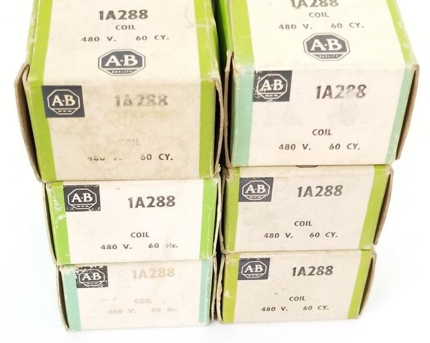 LOT OF 6 NIB ALLEN BRADLEY 1A288 COILS 480V-60HZ