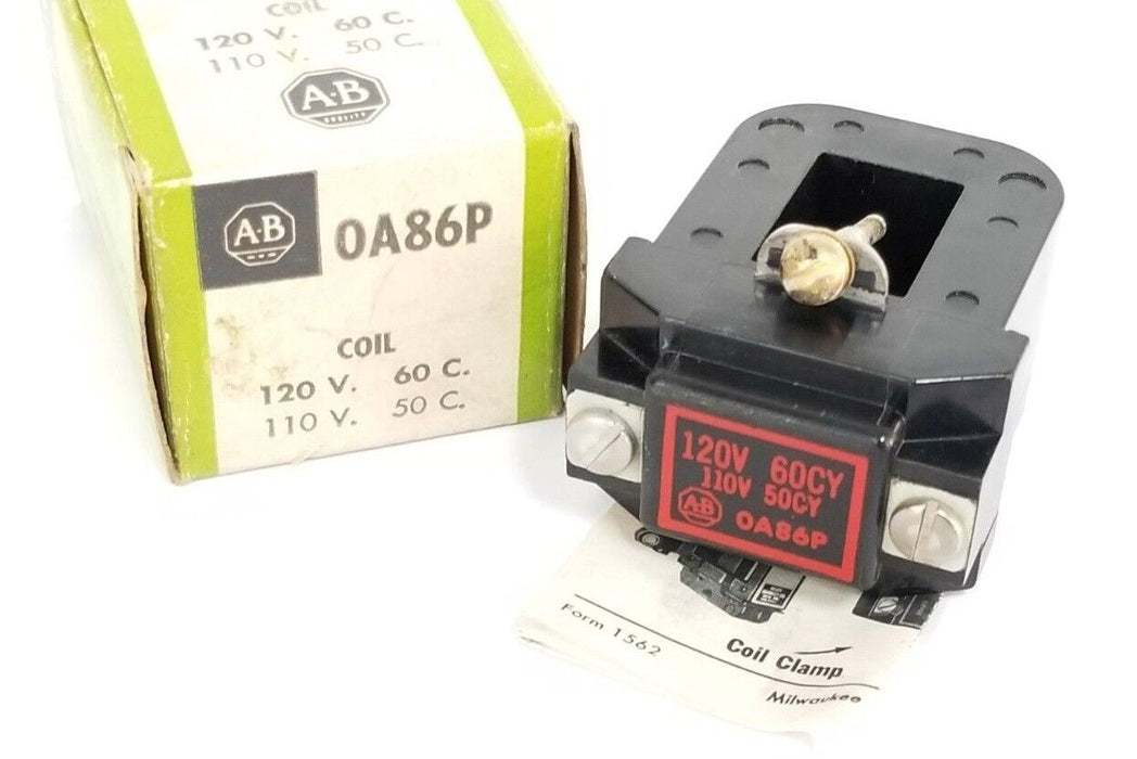 NIB ALLEN BRADLEY 0A86P COIL 110-120V 50-60CY