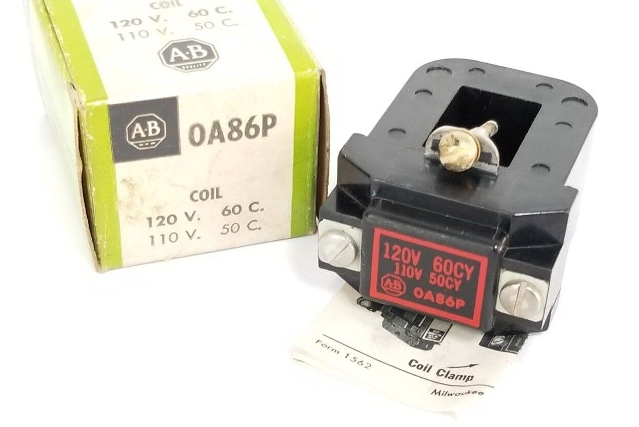 NIB ALLEN BRADLEY 0A86P COIL 110-120V 50-60CY