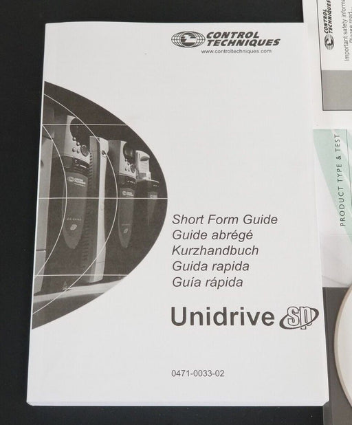 NEW EMERSON CONTROL TECHNIQUES PROGRAMMING SOFTWARE SP1405 0471-0001-10