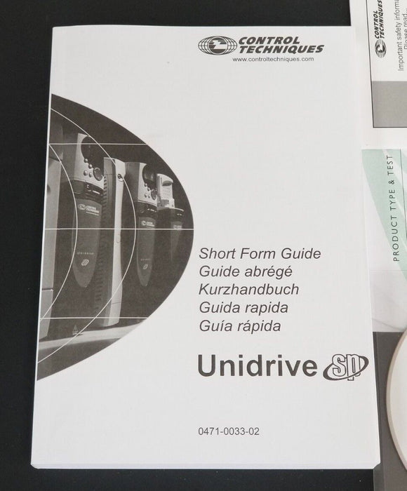 NEW EMERSON CONTROL TECHNIQUES PROGRAMMING SOFTWARE SP1405 0471-0001-10