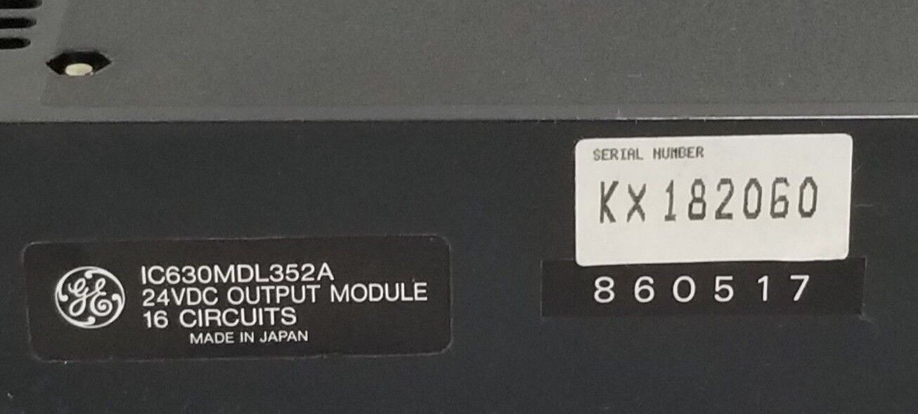 NIB GENERAL ELECTRIC IC630MDL352A OUTPUT MODULE 24VDC IC630MDL352