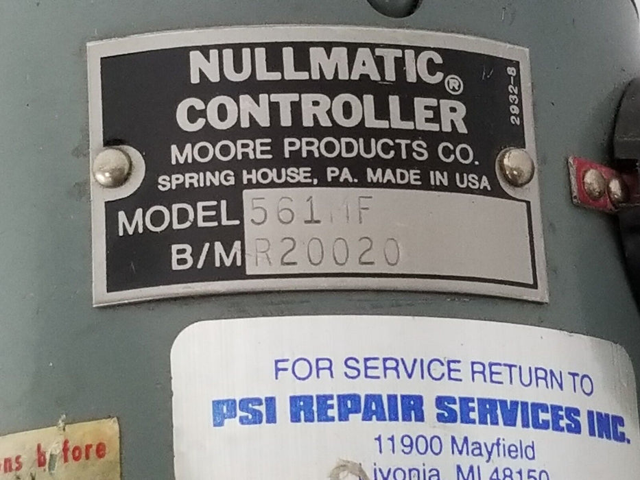 MOORE PRODUCTS 561MF NULLMATIC CONTROLLER R20020 REPAIRED