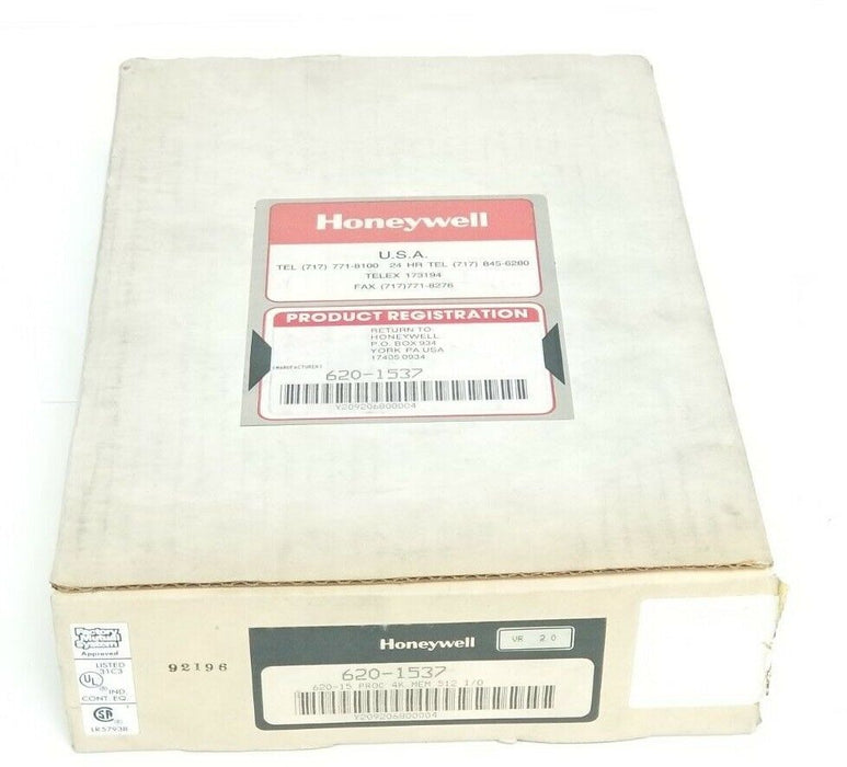 NIB HONEYWELL 620-1537 PROCESSOR 4K MEM 512 I/O 620-15 6201537 VR 2.0