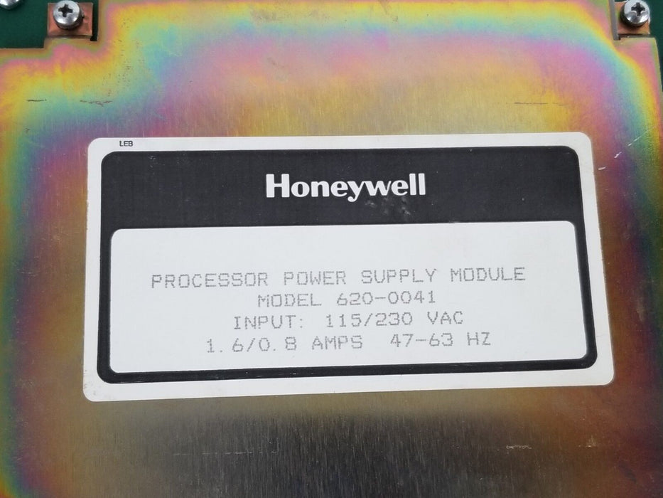 HONEYWELL 620-0041 PROCESSOR POWER SUPPLY MODULE 115/230VAC 1.6/0.8A REPAIRED