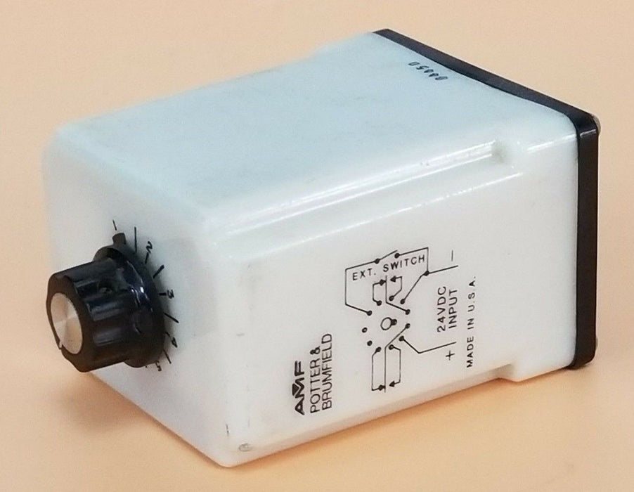 POTTER & BRUMFIELD CKD-38-39001 TIME DELAY RELAY 0.1 TO 1 SEC. 120VAC 10AMP