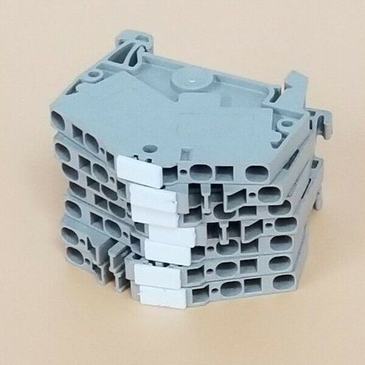 LOT OF 7 NEW WEIDMULLER ZDU2.5-2 TERMINAL BLOCKS 2.5MM, ZDU 2,5-2