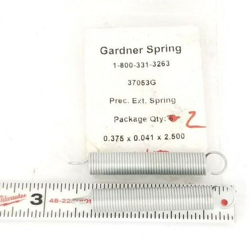 LOT OF 2 NEW GARDNER DENVER 37053G PREC. EXT. SPRING 0.375X0.041X2.500