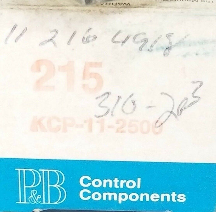 NIB POTTER & BRUMFIELD KCP-11-2500 RELAY 215, KCP112500, 2,500 OHMS