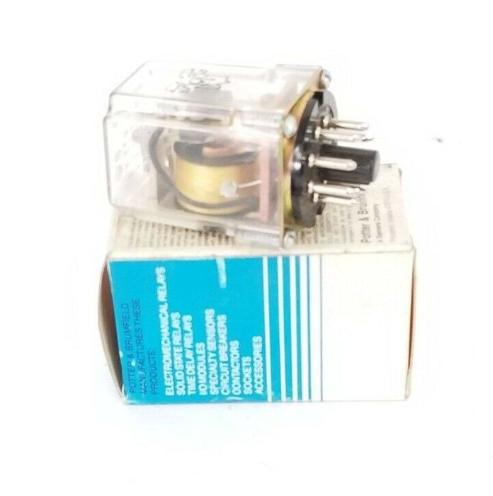 NIB POTTER & BRUMFIELD KCP-11-2500 RELAY 215, KCP112500, 2,500 OHMS