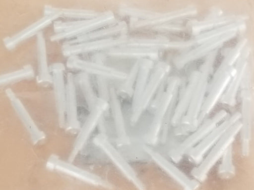 BAG OF 50 NEW REDIVAC SHCV-A542-NA SILVER PLATED NON VENTED 1/4x1'' SCSHLDR