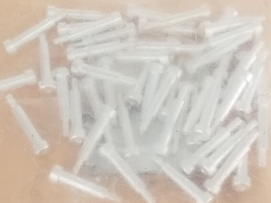 BAG OF 50 NEW REDIVAC SHCV-A542-NA SILVER PLATED NON VENTED 1/4x1'' SCSHLDR