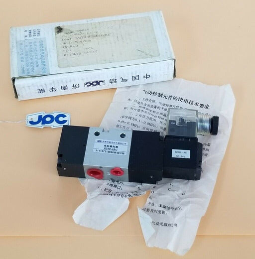 NIB JPC 948-5621-30-00 PRESSURE SWITCH VALVE K23D-L8-J W/ SRS2-8D SOLENOID 24VDC