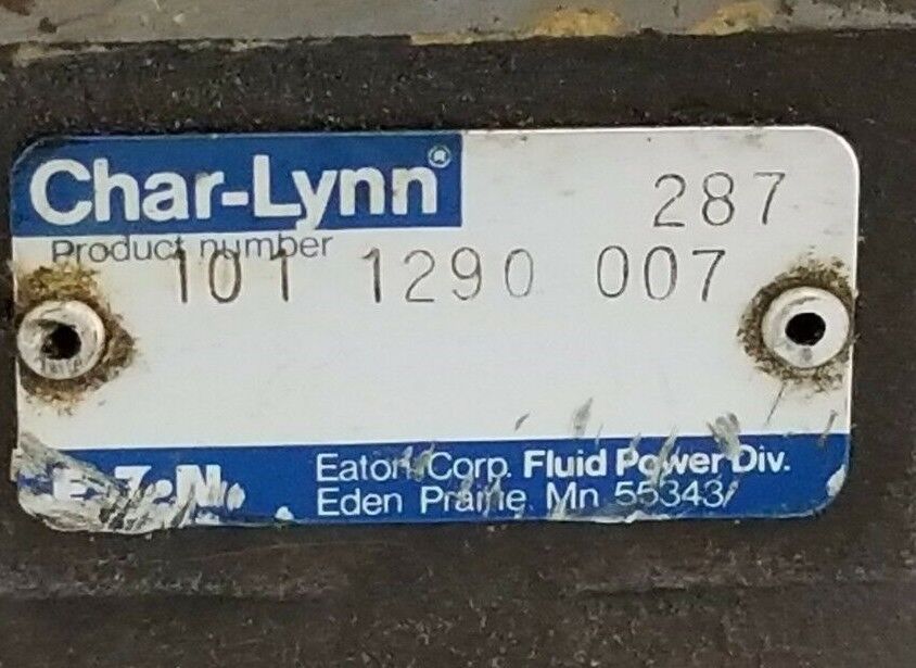 EATON CHAR-LYNN 101-1290-007 HYDRAULIC MOTOR 1011290007