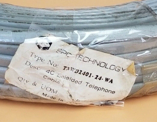 NEW SPC. TECHNOLOGY TXWD2401-24-WA 4C SHIELDED TELEPHONE CABLE, 0119-AAJ9, 100FT