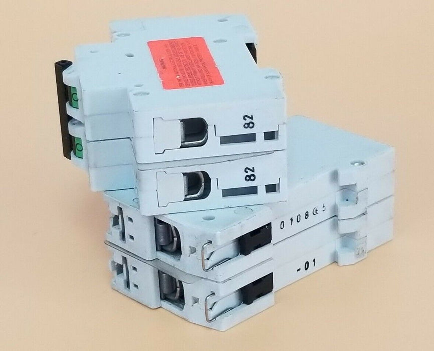 LOT OF 2 GENERAL ELECTRIC V17206 CIRCUIT BREAKERS 277/480VAC 2P 6A IEC947-2 B6