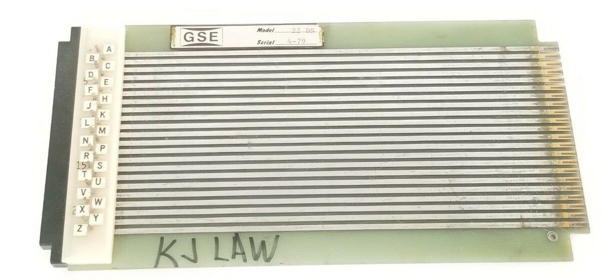 GSE MODEL 22 DS EXTENDER BOARD 22DS