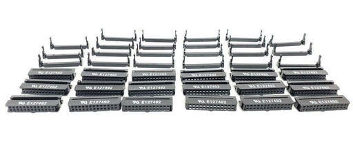 LOT OF 18 NEW GENERIC E127492 IDC CABLE CONNECTORS, IDS-26, 26-PIN FEM, 26-POLIG