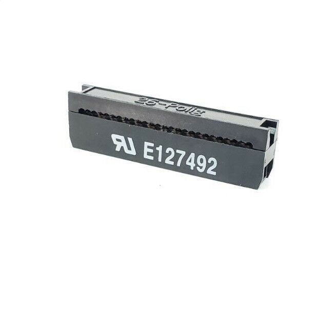 LOT OF 18 NEW GENERIC E127492 IDC CABLE CONNECTORS, IDS-26, 26-PIN FEM, 26-POLIG