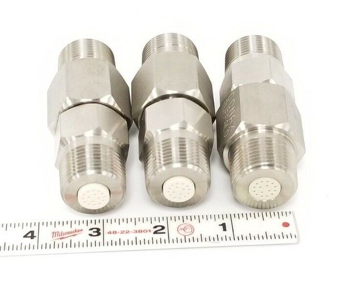 LOT OF 3 NEW CONAX BUFFALO 709047 LYOPHILIZER CONNECTORS 1/2'' IN ID 1'' IN. OD