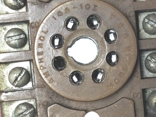 AMPHENOL 146-103 RELAY SOCKET 8PIN 146103