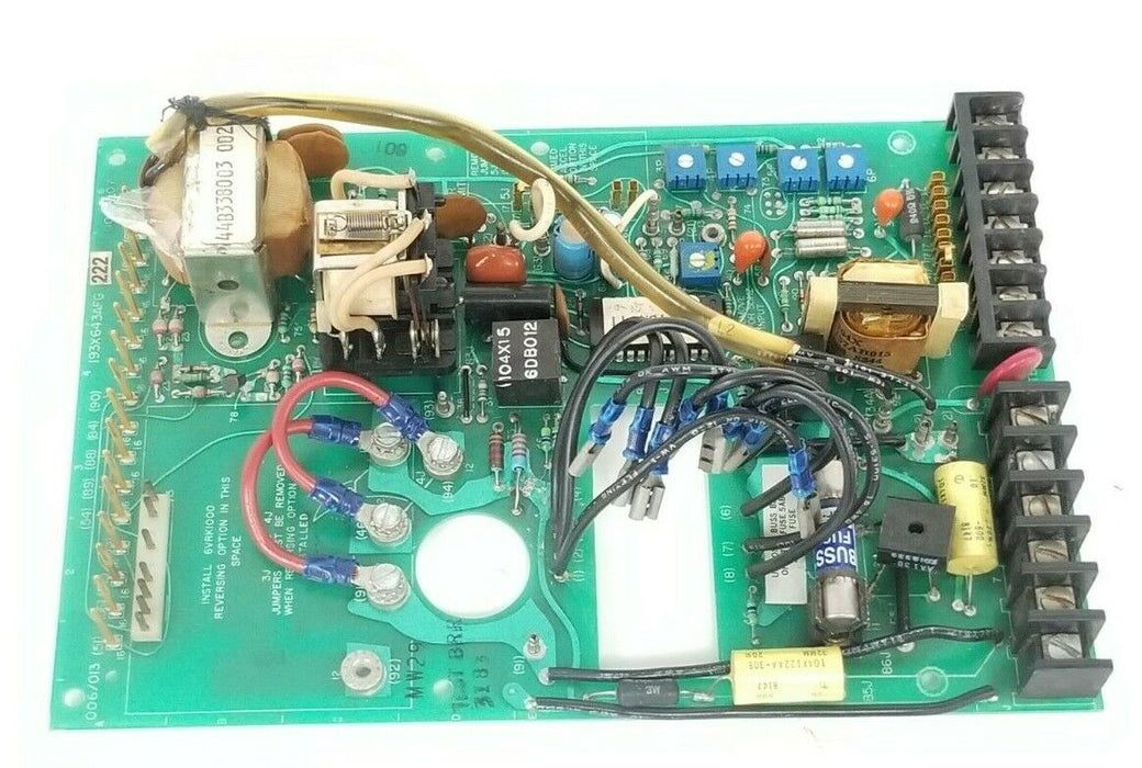 GENERAL ELECTRIC 193X643AFG222 STATOTROL II DRIVE CONTROL BOARD 193X643AFG