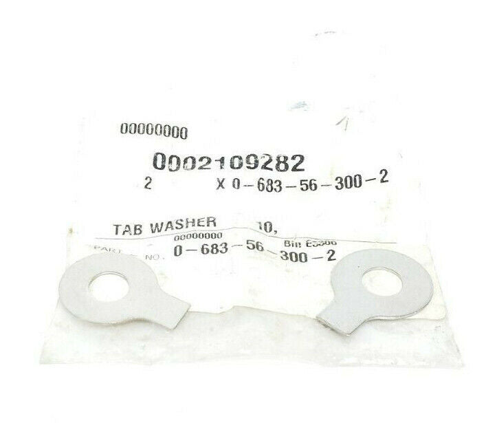 LOT OF 2 NEW KRONES 0-683-56-300-2 TAB WASHERS 0683563002