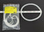 LOT OF 4 NEW GLATT 1-902-00267D TRANSPARENT SILICONE BULLEYE GASKETS 150X130X1MM