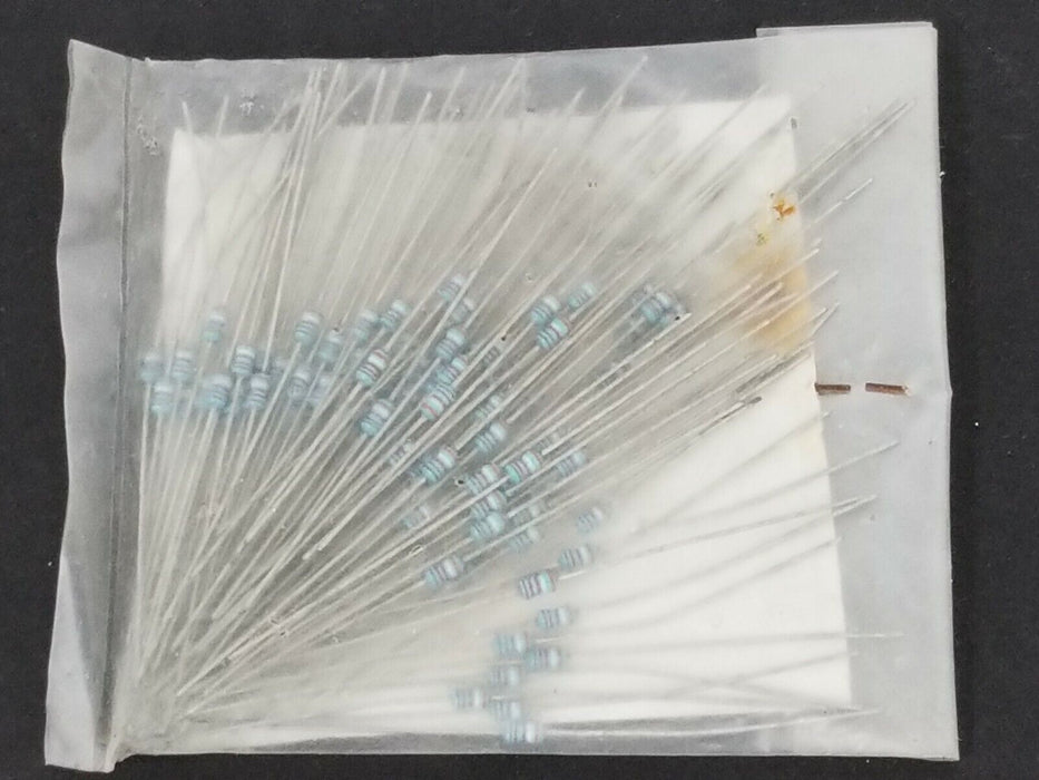 LOT OF 100 NEW MOUSER ELECTRONICS ME278 METAL FILM RESISTORS 89*2K OHMS, 1/8W 1%