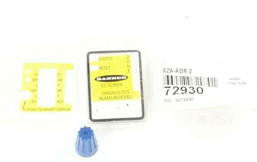 NEW BANNER EZA-ADR-2 EZ-SCREEN ACCESSORY ACCESS DOOR INVERT DISPLAY EZAADR2