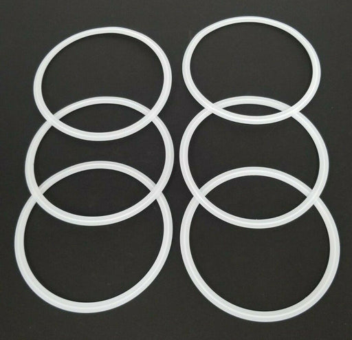LOT OF 6 NEW PURESERVE SYSTEMS 0-40M0-G STANDARD CLAMP TEFLON 6'' GASKETS