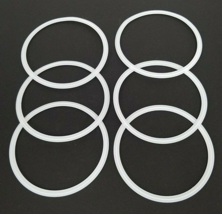 LOT OF 6 NEW PURESERVE SYSTEMS 0-40M0-G STANDARD CLAMP TEFLON 6'' GASKETS