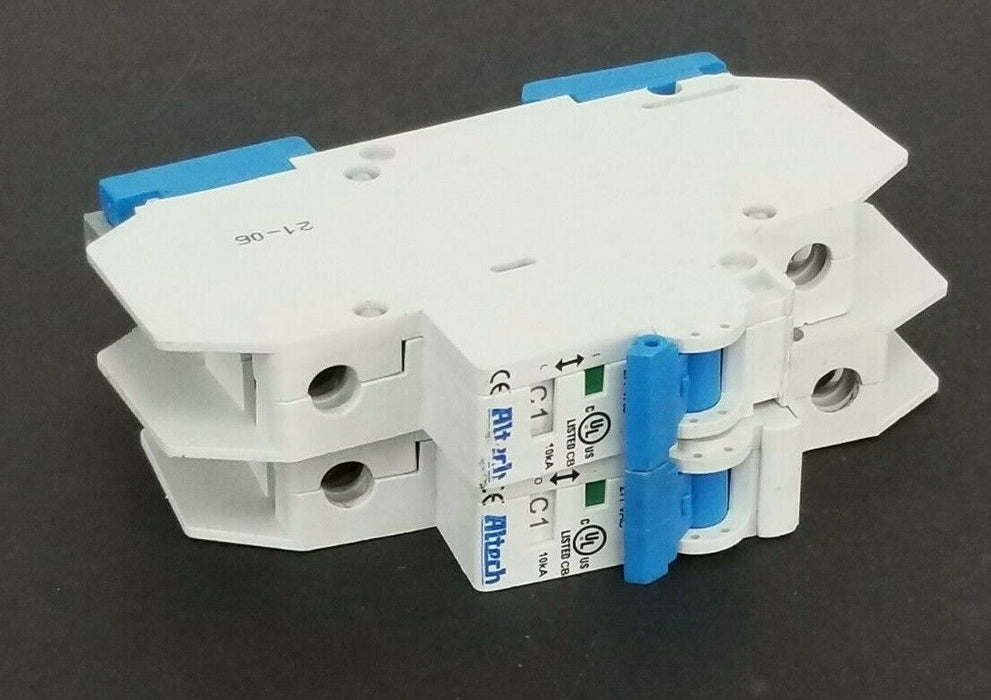LOT OF 2 ALTECH UL-489 BRANCH CIRCUIT BREAKERS E305318 120-277VAC 10kA AD-6670