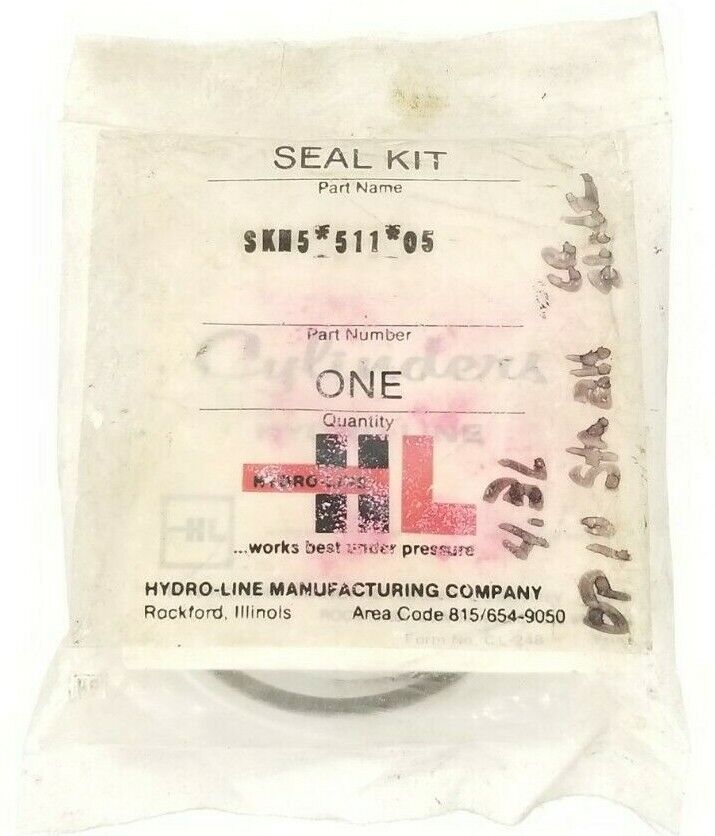 NEW HYDRO-LINE MFG. CO. SKM5-511-05 SEAL KIT SKM551105