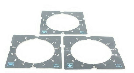 LOT OF 3 EAGLE SIGNAL PAN1056 DIAL PLATES 0-12 RANGE