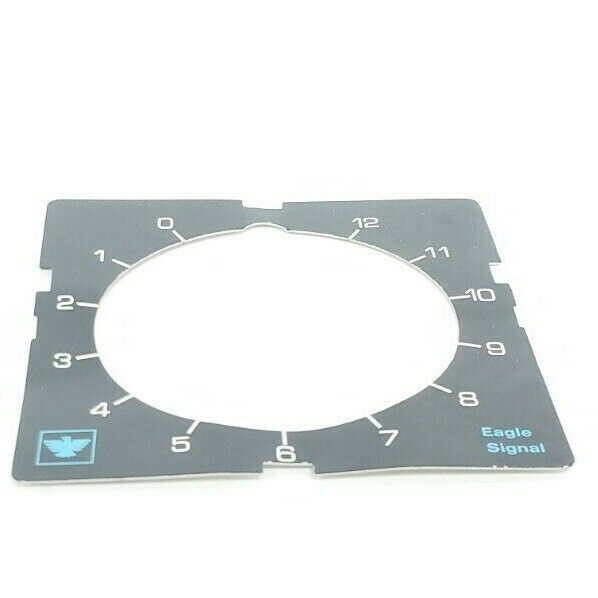 LOT OF 3 EAGLE SIGNAL PAN1056 DIAL PLATES 0-12 RANGE