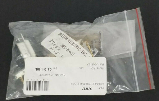 NEW UNICOM DEC-M-KIT D SUB CONNECTOR KIT, STANDARD, 9 POSITION, PLUG