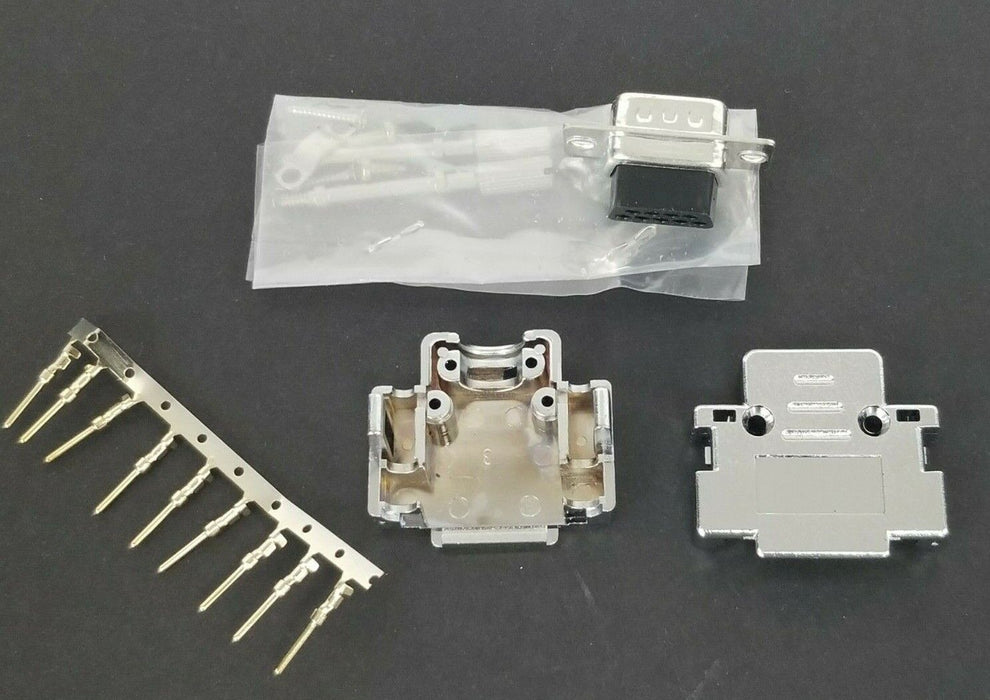 NEW UNICOM DEC-M-KIT D SUB CONNECTOR KIT, STANDARD, 9 POSITION, PLUG
