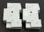 LOT OF 2 SIEMENS 5SX21-C1-6 CIRCUIT BREAKERS W/ 5SX9100-HS CONTACT BLOCKS