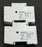 LOT OF 2 SIEMENS 5SX21-C1-6 CIRCUIT BREAKERS W/ 5SX9100-HS CONTACT BLOCKS
