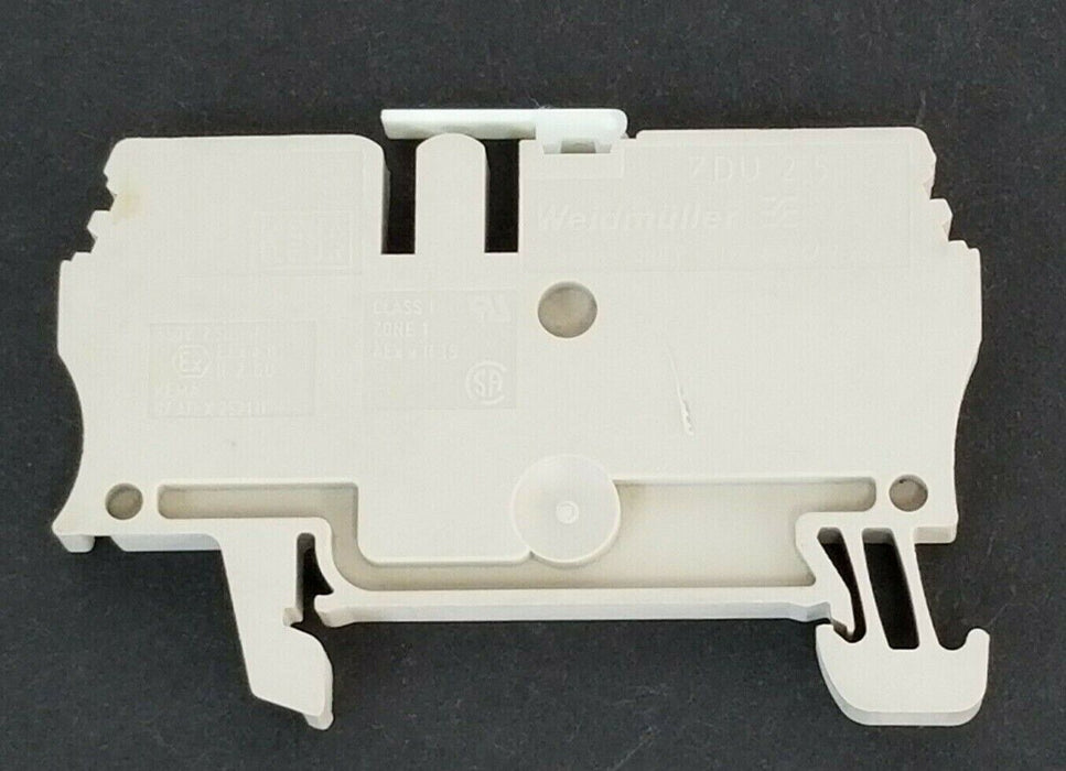 LOT OF 8 NEW WEIDMULLER ZDU 2.5 FEED THROUGH TERMINALS GREY