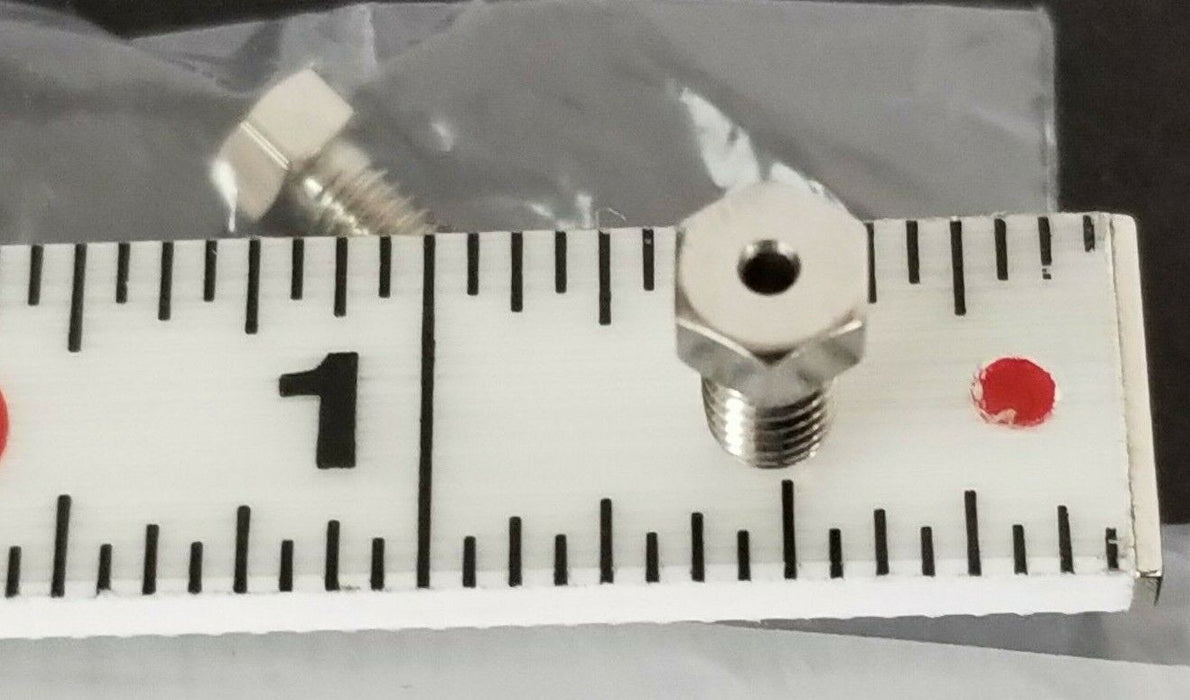 LOT OF 2 MICROMASS WATERS 6060806 VALCO 1/16 NUTS TYPE ZN1