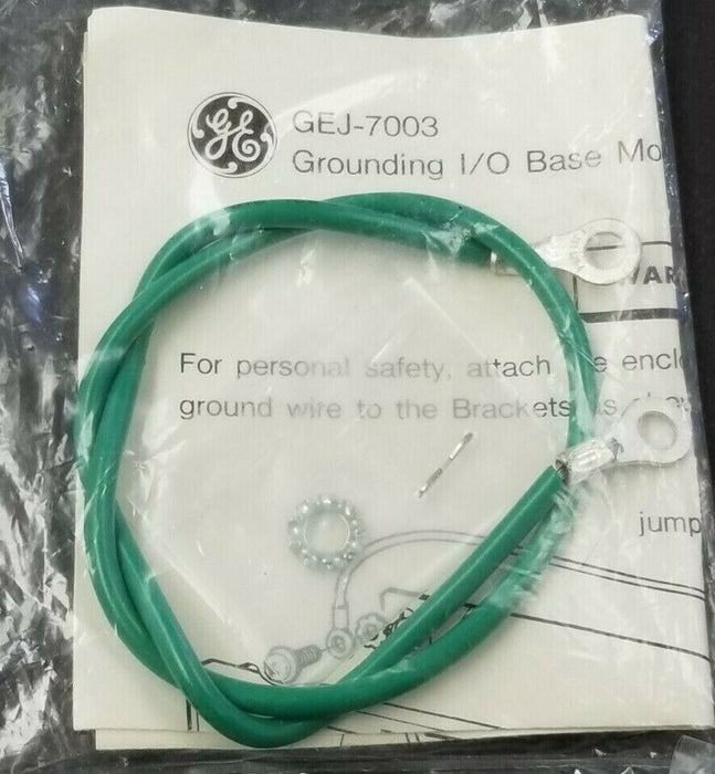 NEW GENERAL ELECTRIC IC610CBL151A CPU CASSETTE CABLE W/ GEJ-7003 GROUND CABLE