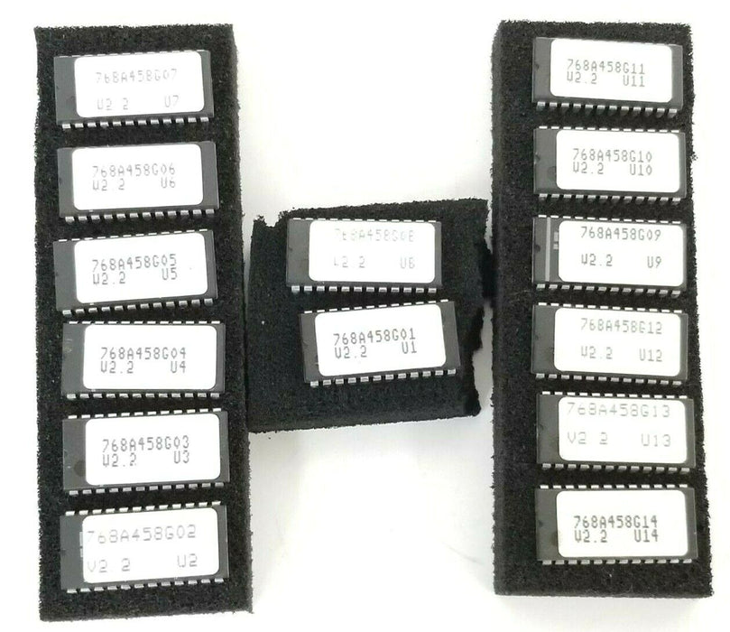 LOT OF 14 NEW GENERIC 768A458 COMPUTER CHIPS V2.2 24-PIN